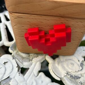 Love Box with Red Heart Design
